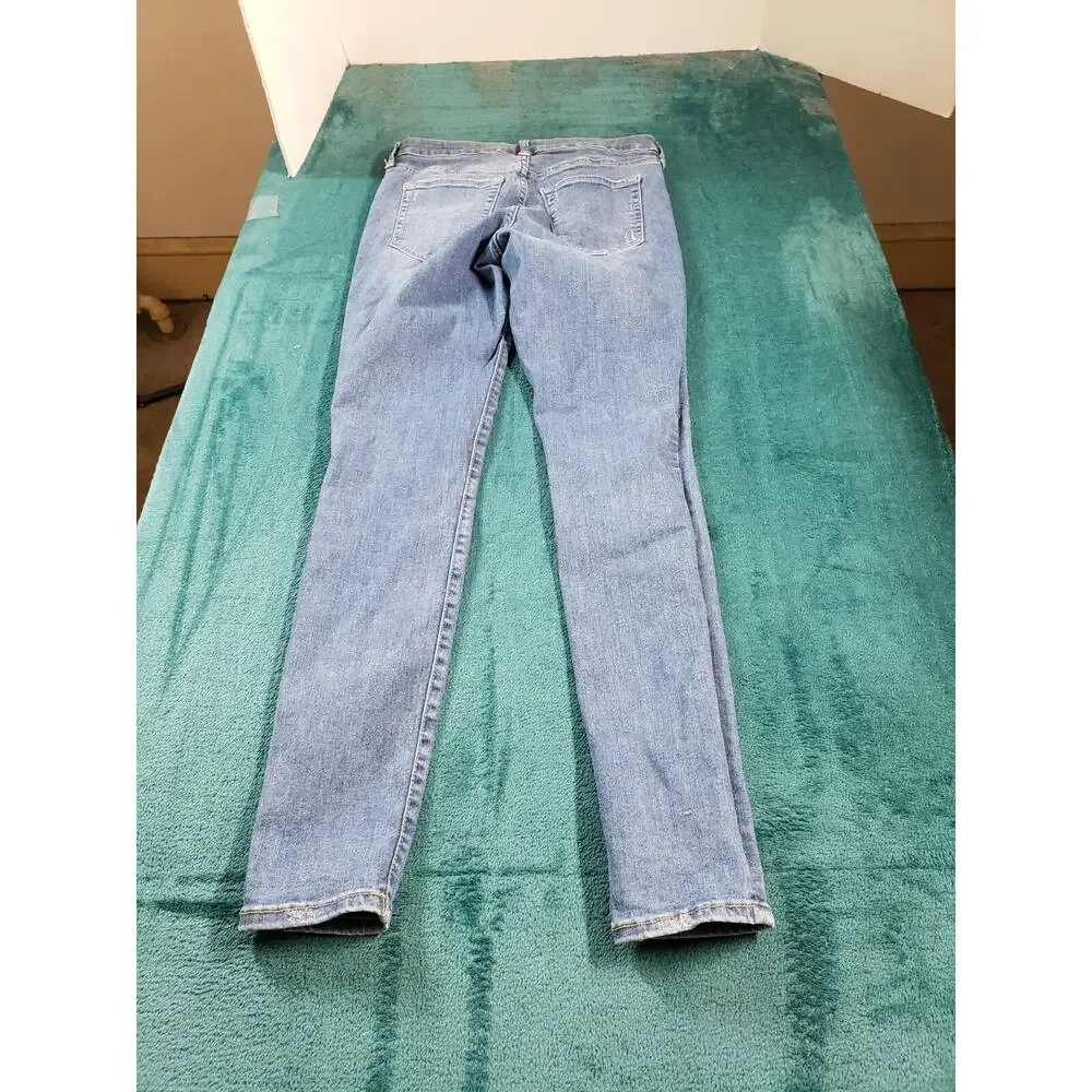 Gap Jeans Size 4 Womens Blue Stretch Pants Ladies Casual Denim Mid Rise Legging - Picture 10 of 12